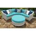 Fairmont 4 Piece Outdoor Wicker Patio Furniture Set 04a in Aruba - TK Classics Fairmont-04A-Aruba