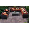 Barbados 10 Piece Outdoor Wicker Patio Furniture Set 10a in Terracotta - TK Classics Barbados-10A-Terracotta