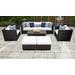 Barbados 8 Piece Outdoor Wicker Patio Furniture Set 08c in Sail White - TK Classics Barbados-08C-White