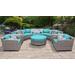 Florence 8 Piece Outdoor Wicker Patio Furniture Set 08e in Aruba - TK Classics Florence-08E-Aruba