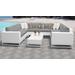 Miami 9 Piece Outdoor Wicker Patio Furniture Set 09c in Grey - TK Classics Miami-09C-Grey