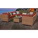 Laguna 11 Piece Outdoor Wicker Patio Furniture Set 11a in Terracotta - TK Classics Laguna-11A-Terracotta