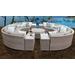 Florence 11 Piece Outdoor Wicker Patio Furniture Set 11b in Beige - TK Classics Florence-11B-Beige