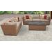 Laguna 6 Piece Outdoor Wicker Patio Furniture Set 06p in Wheat - TK Classics Laguna-06P