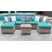 Coast 7 Piece Outdoor Wicker Patio Furniture Set 07a in Aruba - TK Classics Coast-07A-Aruba