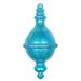 Vickerman 614501 - 10" Turquoise Candy Glitter Net Drop Christmas Tree Ornament (MT198812D)