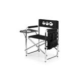 Picnic Time Jack Sports Folding Camping Chair Metal in Black/Gray/White | 33 H x 24 W x 19 D in | Wayfair 809-00-179-224-11