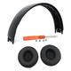 Solo3 Earpads + Top Headband Repair Kit Parts for Beats Solo 3 Wireless and Solo 2 Wireless Headphones (Gloss Black Headband+Black Earpads)