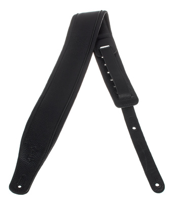 Levys PM32 Pad. Leather Strap 3" BK