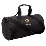 Youth Black Boston Bruins Personalized Duffle Bag