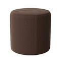 Red Barrel Studio® Porthleven 18" Round Standard Ottoman in Brown | 18 H x 18 W x 18 D in | Wayfair 8C48D465DFB4457AB35571D5E57F5ED9