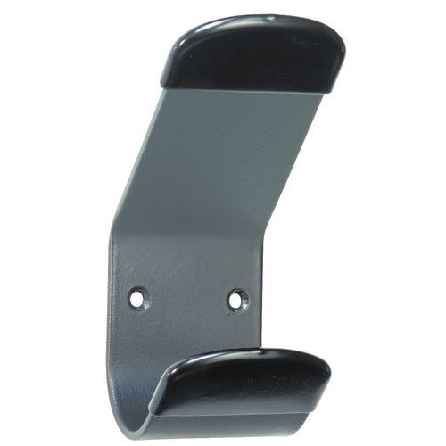 patère murale à visser - noir - unilux