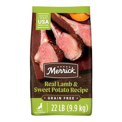 Merrick Grain Free Real Lamb & Sweet Potato Recipe Dry Dog Food, 22 lbs.