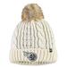 Women's '47 Cream Tennessee Titans Meeko Cuffed Knit Hat With Pom