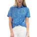 Women's Blue Eastern Michigan Eagles Vansport Pro Maui Button-Up Shirt