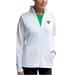 Women's White Fordham Rams Brushed Back Micro-Fleece Full-Zip Jacket