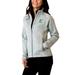 Women's Heather Gray Eastern Michigan Eagles Summit Fleece Sweater Full-Zip Jacket