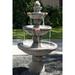 Buckingham 52" High Trevia Graystone 3-Tier Outdoor Fountain