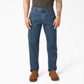 Dickies Men's Relaxed Fit Carpenter Jeans - Heritage Tinted Khaki Size 44 30 (19294)