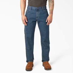 Dickies Men's Relaxed Fit Carpenter Jeans - Heritage Tinted Khaki Size 44 30 (19294)