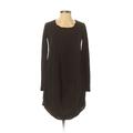 Casual Dress - High/Low: Black Dresses - Women's Size X-Small