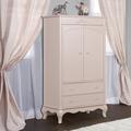 Evolur Aurora Armoire Wood in Pink | 64 H x 38 W x 20 D in | Wayfair 835-BL