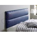 crown beds uk new elton faux leather headboard (5ft king size, Blue)