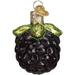 Old World Christmas Blackberry Hanging Figurine Ornament Glass in Indigo | 2 H x 1.5 W x 1.5 D in | Wayfair 28113