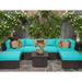 Lark Manor™ Anastase 7 Piece Sectional Seating Group w/ Cushions Synthetic Wicker/All - Weather Wicker/Wicker/Rattan | Outdoor Furniture | Wayfair