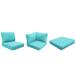 Wade Logan® Basden Indoor/Outdoor Cushion Cover Acrylic in Green/Blue/Brown | 6 H in | Wayfair 458D58EDAEDC4C548A0E16A87CBC133C