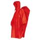 Tatonka Cape L - Wasserdichter Regenponcho mit integriertem Rucksack-Regenschutz und Kapuze mit Schnürzug - Inklusive Beutel - Größe L (red)