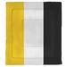 East Urban Home College Stripes Iowa Microfiber Single Reversible Comforter Polyester/Polyfill/Microfiber in Yellow | Queen Comforter | Wayfair