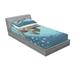 East Urban Home Giant Elephant Swimming Sheet set Microfiber/Polyester | Twin | Wayfair 5F87DC44F46E4E15967EB09FAF547EA1