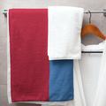 East Urban Home Houston Football Stripes Microfiber Bath Towel Polyester in Red | 30 W in | Wayfair 31D817BD728B4245A4893F734D7DF203