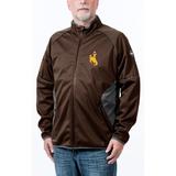 Men's Franchise Club Brown Wyoming Cowboys Stadium Softshell Full-Zip Jacket