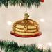 Old World Christmas Short Stack Hanging Figurine Ornament Glass in Gray/Yellow | 2 H x 3.25 W x 3.25 D in | Wayfair 32168