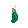 Old World Christmas Miniature Gurken Hanging Figurine Ornament Glass in Green | 1.5 H x 0.75 W x 0.75 D in | Wayfair 28052