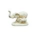 World Menagerie Princeville Porcelain Elephants Figurine Resin in Blue/White | 14 H x 20 W x 5 D in | Wayfair 70B6780DFF79404AAE2BABF786F43690