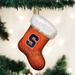 Old World Christmas NCAA Stocking Hanging Figurine Ornament Glass in Orange/White/Blue | 5 H x 3 W x 1.25 D in | Wayfair 65308