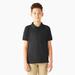 Dickies Kids' Piqué Short Sleeve Polo, 4-20 - Black Size S (KS4552)