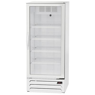 Beverage-Air MMR12HC-1-W-18-IQ MarketMax 24" White Refrigerated Glass Door Merchandiser with Left-Hinged Door and Electronic Smart Door Lock