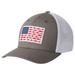 Columbia PFG Fish Flag Mesh Flex Hat - Gray/White