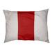 East Urban Home Ohio Football Nut Outdoor Dog Pillow Metal in Red/White | 7 H x 50 W x 40 D in | Wayfair A526B6B95A0143248293EBBDADEE8D8D