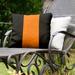 East Urban Home Oklahoma Pistol Indoor/Outdoor Throw Pillow Polyester/Polyfill blend in Orange/Black | 20 H x 20 W x 3 D in | Wayfair