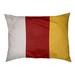 East Urban Home La Warrior College Outdoor Dog Pillow Metal in Red/White/Yellow | 7 H x 50 W x 40 D in | Wayfair 0EB20E0B42C74643957035CF648C253E