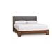 Copeland Furniture Sloane Platform Bed Wood and /Upholstered/Polyester in Brown/Gray | Wayfair 1-SLO-22-04-Seal