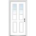 Verona Home Design Internal Grilles Primed Steel Prehung Front Entry Doors Metal | 81.75 H x 30 W x 6.56 D in | Wayfair ZZ365589L