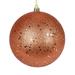 Vickerman 625453 - 4.75" Coral Sequin Ball Christmas Tree Ornament (4 pack) (N591271DQ)