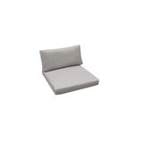 Covers for Chair Cushions 4 inches thick in Ash - TK Classics 010CK-ARMLESS-ASH