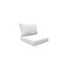 Covers for High-Back Chair Cushions 6 inches thick in Sail White - TK Classics 040CK-ARMLESS-WHITE